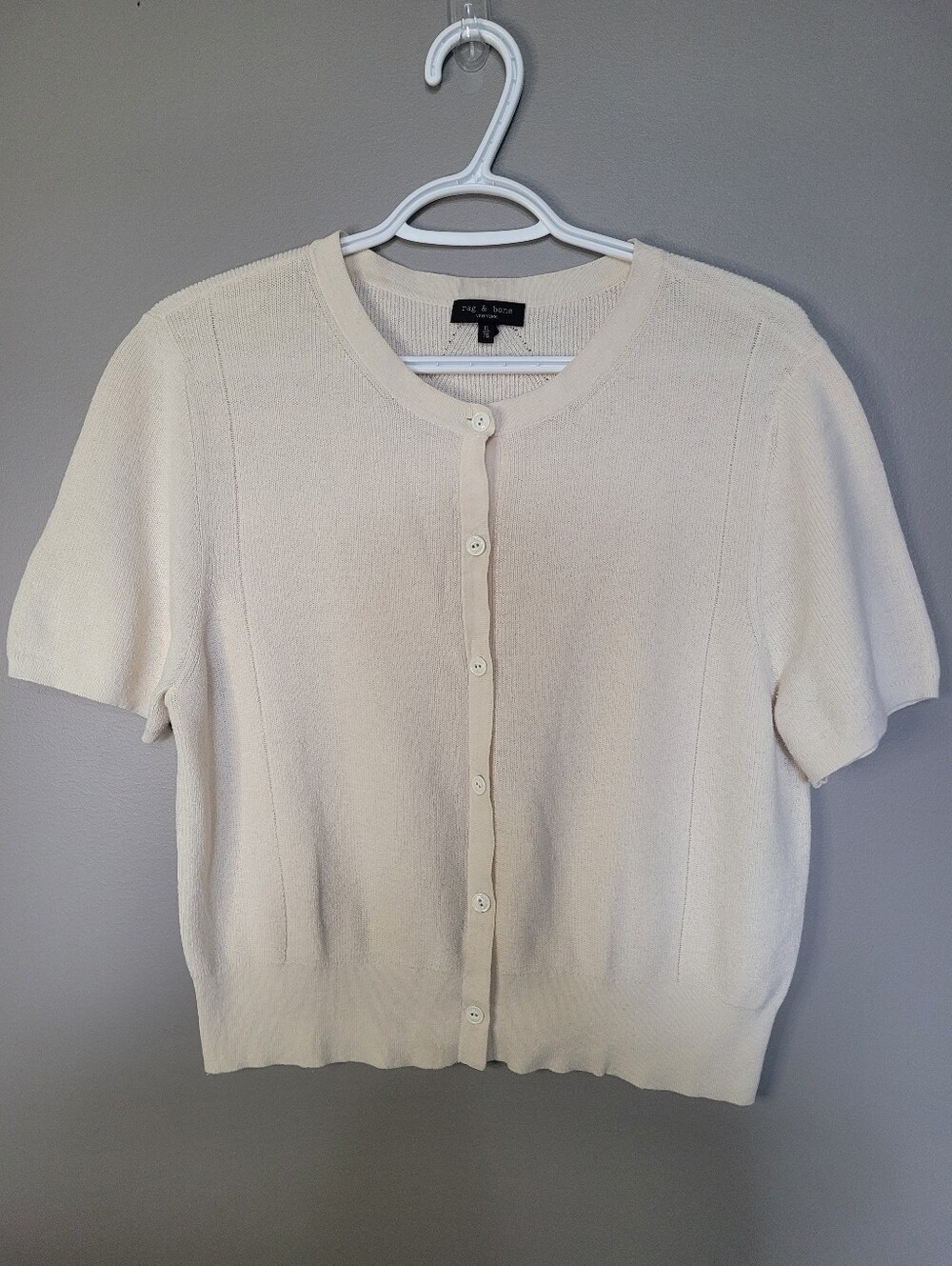 Rag & Bone Dina Cardigan XL Classic Minimalist Neutral Feminine